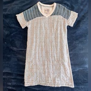 Ace and Jig Halftime Shift dress in Stonewash & Lark, size M (2017)